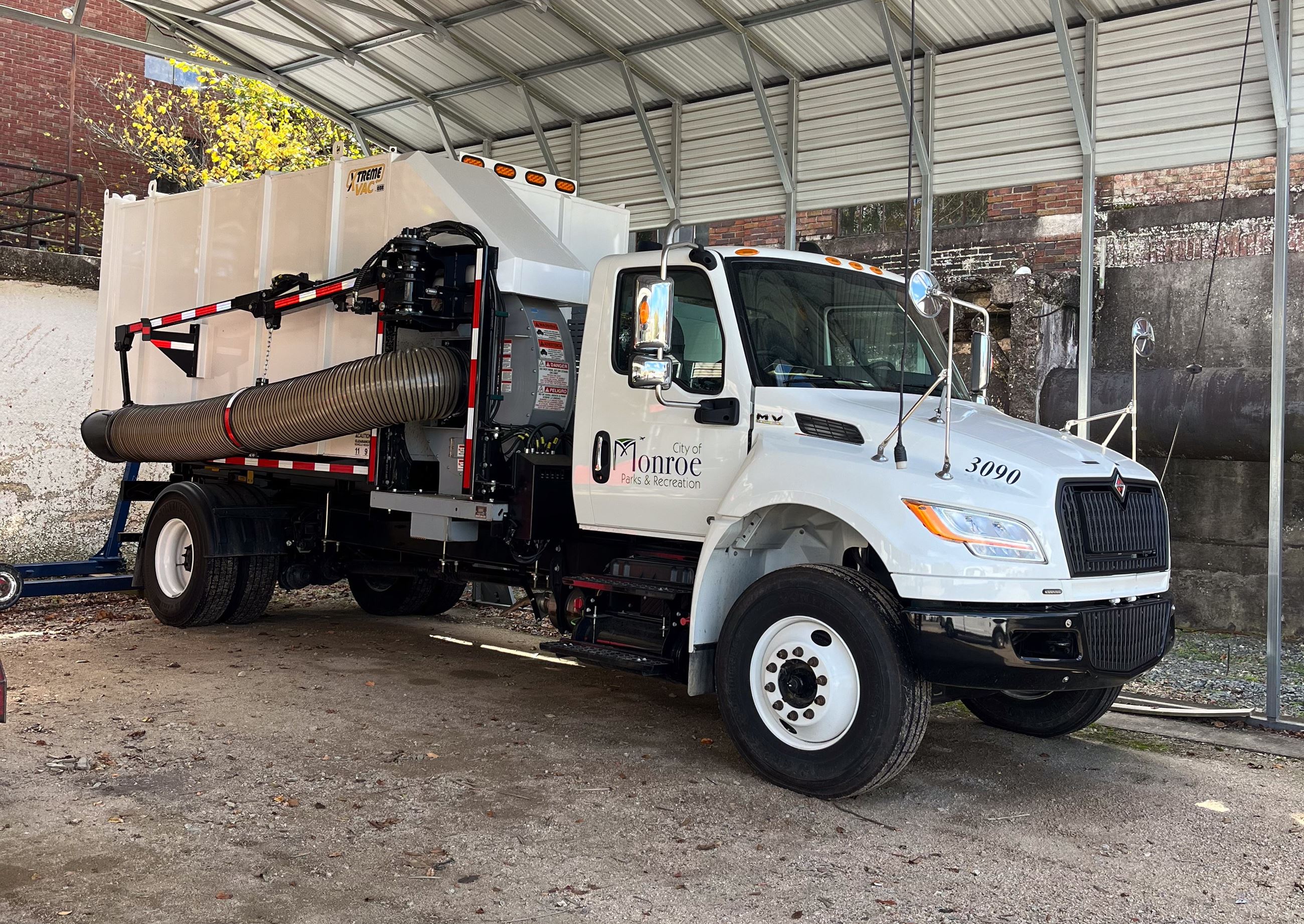 Leaf Collection Truck